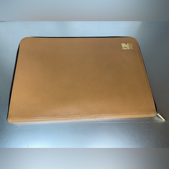 aspinal Handbags - Vintage Aspinal of London Brown Leather Document File Folder Full Zip